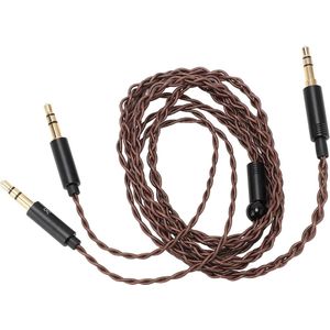 Audio upgradekabel voor T1 II T5 Sundara Arya Ananda Hoofdtelefoonvervangingskabel - 35 Mm Naar Dubbele 35 Mm Stekker .