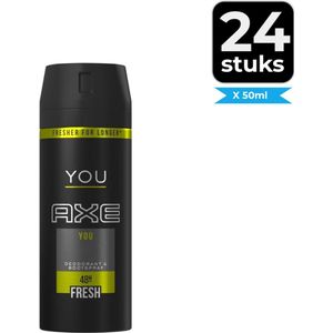 Axe Deodorant YOU All Day Fresh 150ml - Voordeelverpakking 24 stuks
