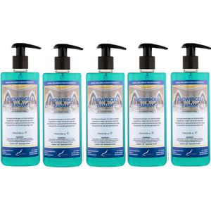 Douchegel Hamam 500 ml - set van 5 stuks - met gratis pomp - Showergel