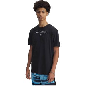 Under Armour Curry Playable 2 T-shirt Met Korte Mouwen Zwart L Man