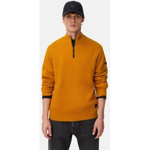 camel active - Gebreide Troyer - Geel - Zuivere Wol