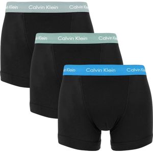 Calvin Klein - Heren Onderbroeken 3-Pack Boxers - Zwart - Maat M