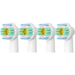 8x stuks Tandenborstel 3 D White opzetstukjes geschikt voor Oral B