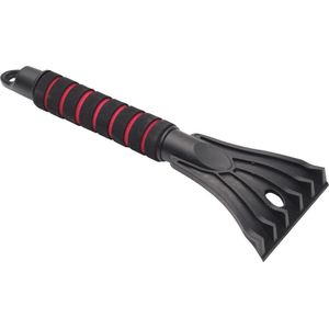 Schraper voor Auto - Ruitenkrabber voor dun ijs - Ergonomisch - Warme Soft Touch Handgreep - Krasbestendig - Temperatuurbestendig - 30 cm - Rood.