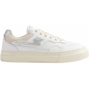 Stepney Workers Club Women Pearl S-Strike Leather White Silver-Schoenmaat 36