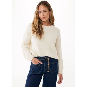 Mexx Knit Sweater Aspen Boxy Cream Dames - Maat M