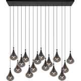 Lucide TEARS - Hanglamp - LED Dimb. - G4 - 16x1,5W 3000K - Zwart