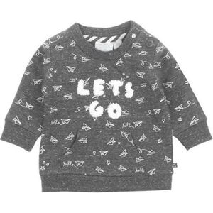 Feetje Sweater AOP Flying By Antraciet Melange MT. 62