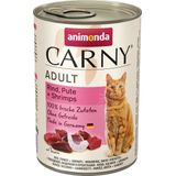 Animonda Carny Adult Rund, Kalkoen + Garnalen 6 x 400 gram ( Katten natvoer )