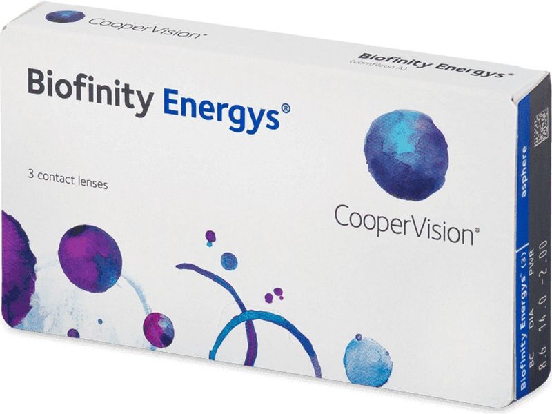 Biofinity Energys - Maandlenzen - Silicone Hydrogel - Comfilcon A