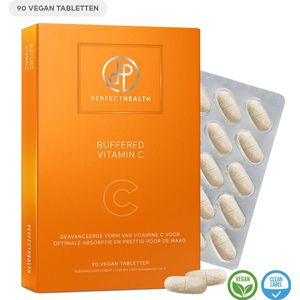 Perfect Health - Vitamine C 1000mg - 90 Tabletten - Hoge Dosering - Vegan