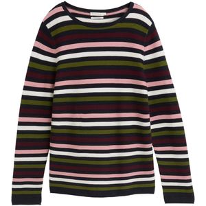 TOM TAILOR Damestrui, 38575 - Kleurrijke Ottoman Knit, XL