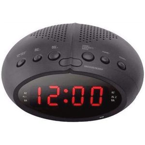 Digitale Wekkerradio met LED-Kleurenscherm en Snooze-Functie