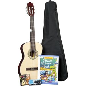 Voggenreiter kinderengitaren Set 1/2 Natur - 1/2 Klassieke gitaar