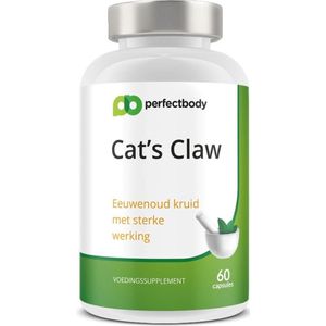 Cat's Claw (kattenklauw) - 60 Capsules - PerfectBody.nl