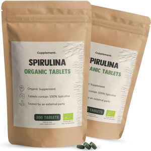 Cupplement Spirulina 500 mg Biologisch Combideal 600 Tabletten - Algen - Energie