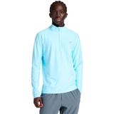 New Balance Space Dye Half Rits Lange Mouw T-shirt Blauw S Man