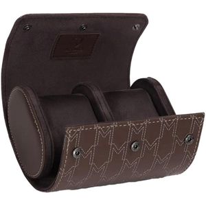 Modalo - 310291 - Uhrenrolle voor 2 Horloges - mahonie-bruin - Optimus