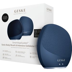 GESKE Sonic Body Brush & Intensive Exfoliator | 7 in 1 | Elektrische borstel voor het hele lichaam | Met SmartSonic-pulsaties | Diepe reiniging, exfoliatie en massage | Ruwe huidverwijderaar