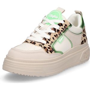 Buffalo damessneaker Vectra Low crème leo