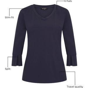 Mi Piace Travel Top Dames - Navy - Maat M/38 - 202095