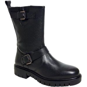 Custom Made - Ulm - Enkellaars - Zwart - Leer - Dames