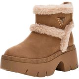 GUESS - Bridgete - Laarzen - Beige - Enkelhoog - Blokhak