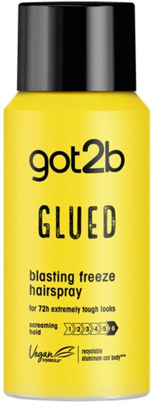 Got2b - Glued Haarspray Mini - 3 x 100 ml - Voordeelverpakking