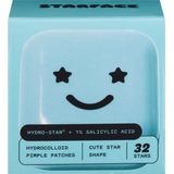 Starface - Hydro-Star + Salicylic Acid Pimple Patches Blue Compact - Deeper Spots, Cute Star Shape, Vegan, 32 count