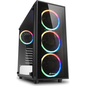 Gaming PC Behuizing met RGB Verlichting en Gehard Glas