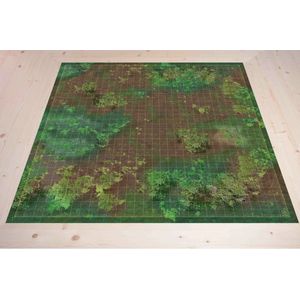 GridStuff Battlemat - Misty Marshes (80x80cm) 1 inch vakjes