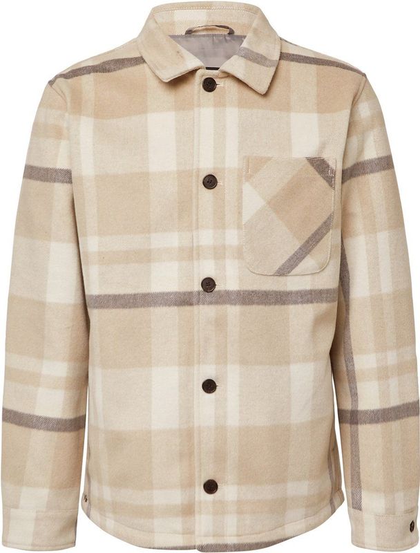 Buitenjas - Casual Outdoor Overshirt - Ruitpatroon - Praktische Zakken