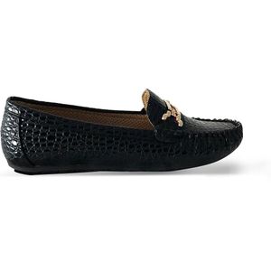 Mocassins - Casual - Instappers - Dames - Maat 38 - YJ-2220 BLACK