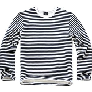 Sweater - Gestreept - Sweatstof - Ronde Hals - Lange Mouw