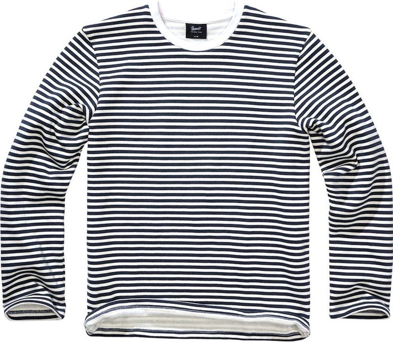 Sweater - Gestreept - Sweatstof - Ronde Hals - Lange Mouw