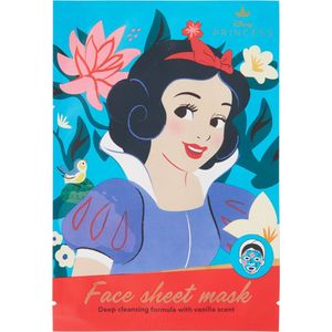 Disney Princess Snowwhite - deep cleansing vanilla - Face sheet mask - gezichtsmasker prinses sneeuwwitje - 20 ml - tissue masker