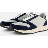 Woden Nicoline Sneakers blauw Textiel - Dames - Maat 36