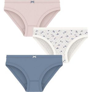 Petit Bateau Setje met katoenen onderbroekjes met bloemetjesprint voor kinderen