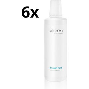 6x Bluem Oxygen Fluid Mondwater 500ml - Voordeelverpakking
