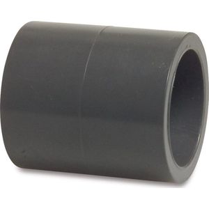 Hydro-S Sok PVC-U 75 mm lijmmof 16bar grijs