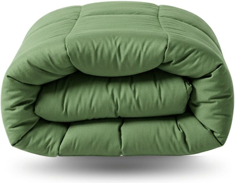 Zelesta - Wonderbed - Timeless Green - Dekbed zonder Overtrek - 140x200 - Wasbaar Dekbed - 2 in 1