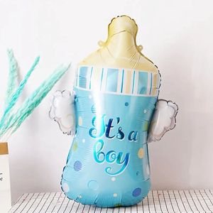 Ballon baby flesje blauw - het is een jongen - gender reveal ballon - it's a boy - babyshower ballon - geboorte ballon meisje - geslachtsonthulling