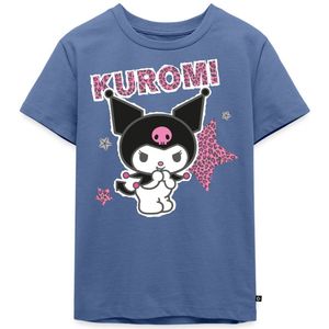 Spreadshirt Kuromi Met Letters En Sterren In Leeuwstijl Kinderen Premium Bio T-shirt