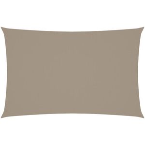 vidaXL Zonnescherm rechthoekig 5x8 m oxford stof taupe - Zonnezeil - Zonnezeilen - Zonnedoek - Zonnedoeken