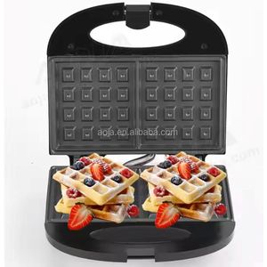 Cherchie - Wafelijzer - Wafelmaker 2 Wafels per keer - Waffle Maker - Anti-Aanbaklaag - 750 Watt