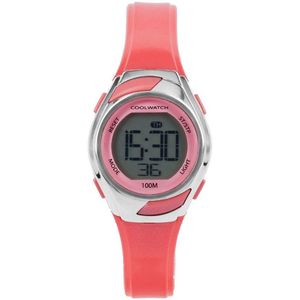 Coolwatch CW.348 Sporty Meisjes Horloge Digitaal Roze 10 Atm