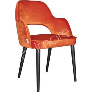 Colmore by Diga eetkamerstoel Oranje velvet Lois 50 x 57 x 85 cm