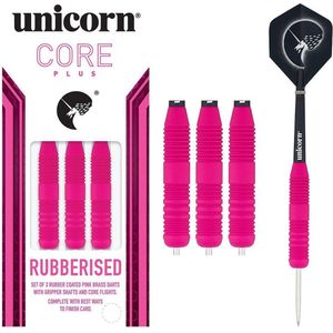 Unicorn Core Plus Rubberised Pink - Dartpijlen - 26 Gram