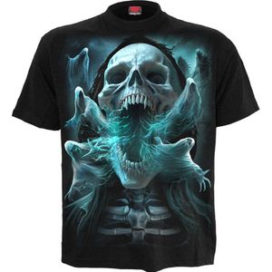 Spiral - Ghost Skull - T-shirt - Zwart