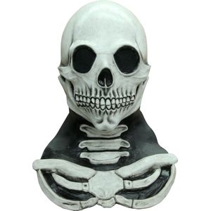 Kop en borst masker voor volwassen van een skelet - Verkleedmasker - One size